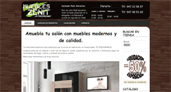 Desktop Screenshot of muebleszenit.com