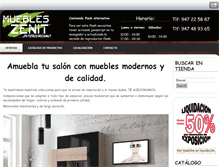 Tablet Screenshot of muebleszenit.com
